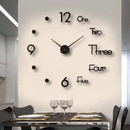 Large Decorative Round Wall Clock