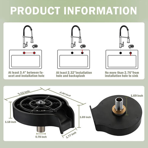Powerful Kitchen Sink Water Spray Rinser