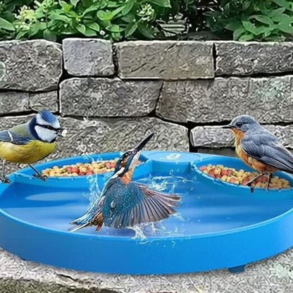 Warm Outdoor Solar Bird Bath for Birds