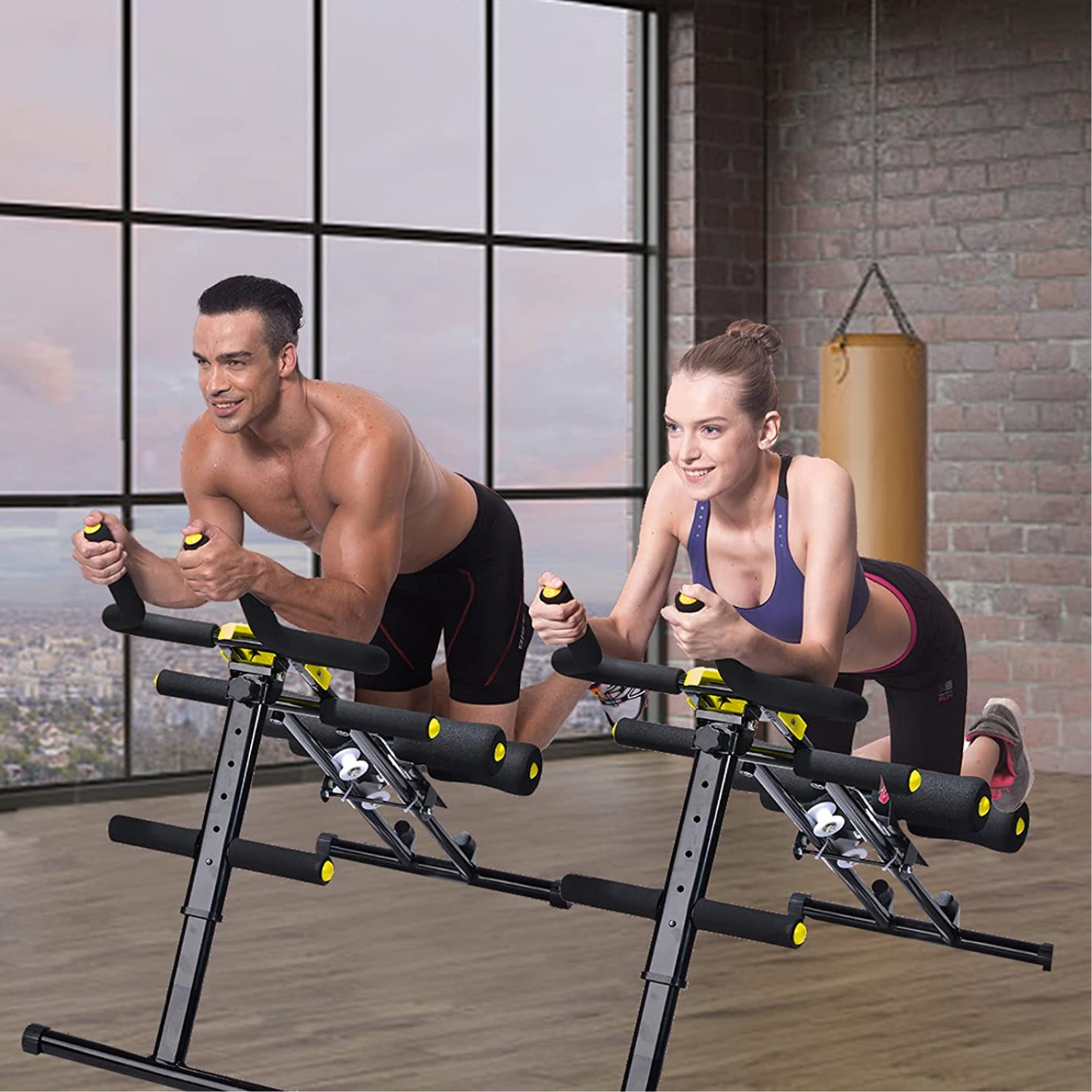 Strong Home Ab Exercise Crunch Fitness Machine