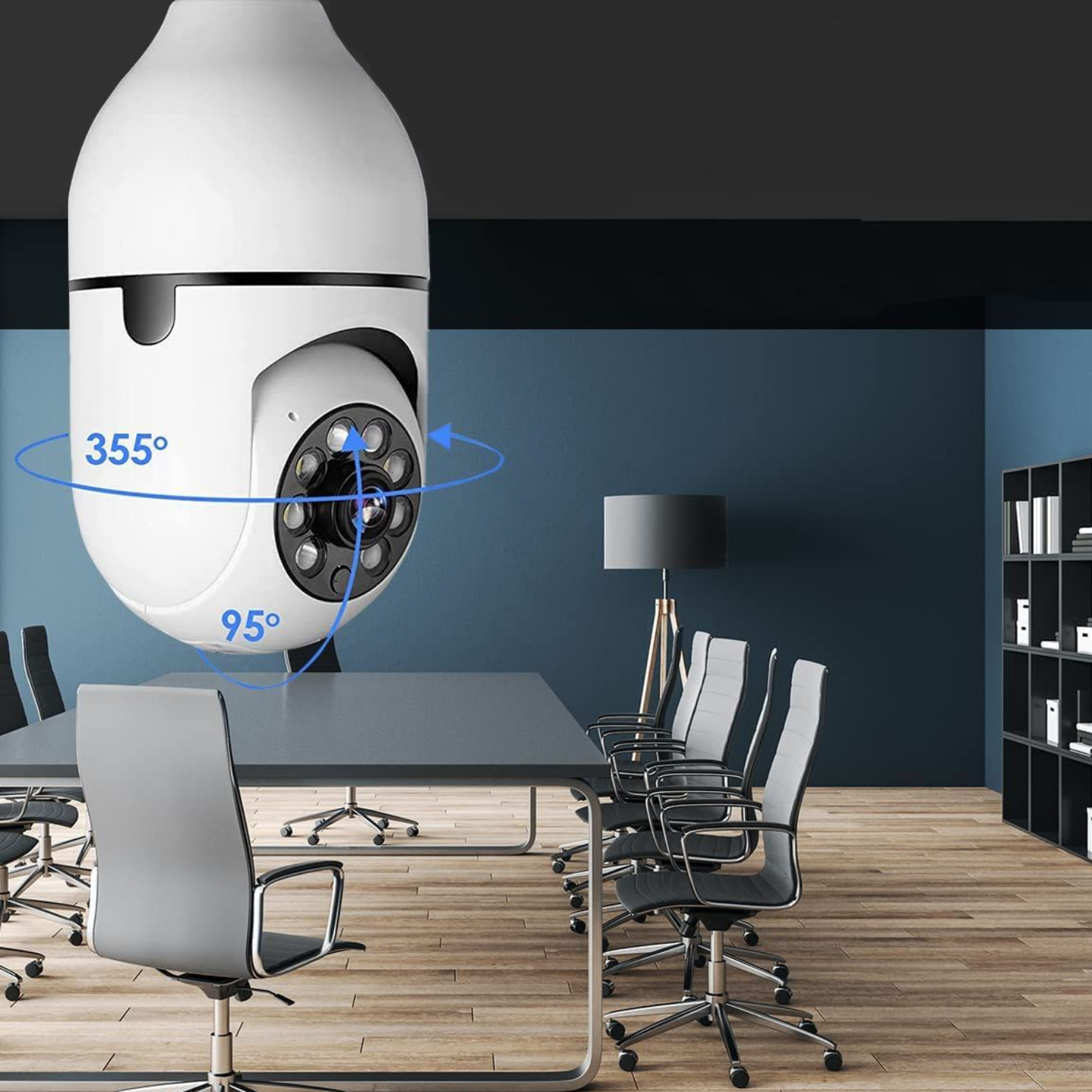Wi-Fi Smart Home Security Light Bulb Camera