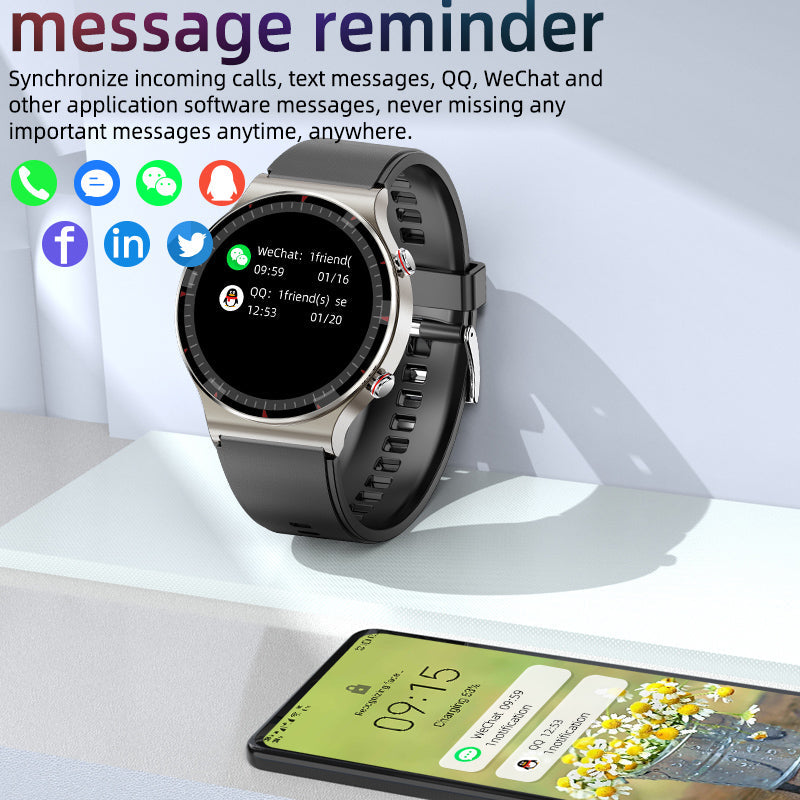 Advanced Fitness Tracker with ECG and Heart Rate Monitor