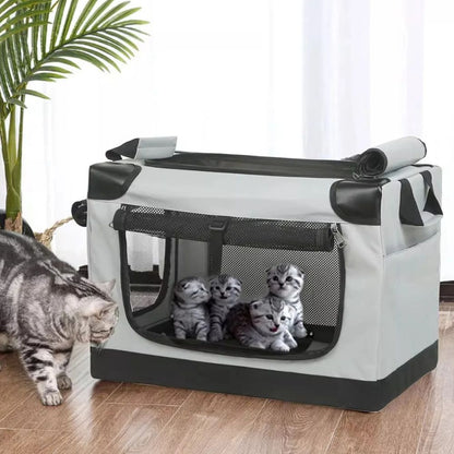 Compact Collapsible Pet Dog Cage