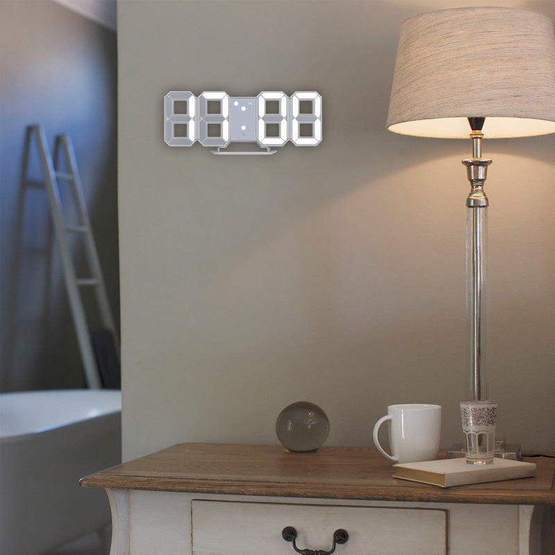 Advanced LED Clock Radio with Date and Temperature