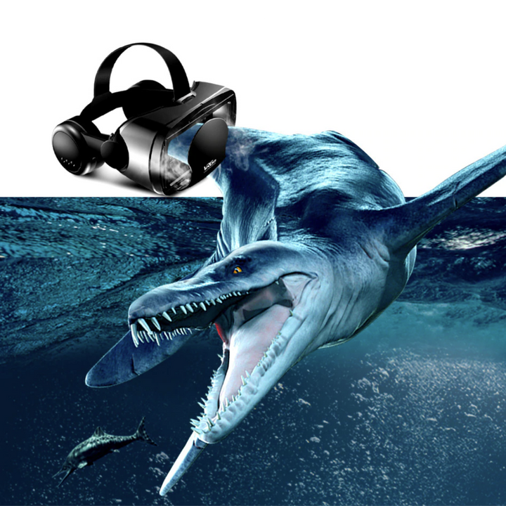 Wireless Virtual Reality Headset with Built-in Audio