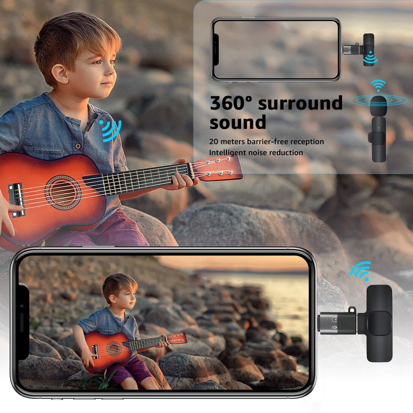 Compact Clip On Microphone