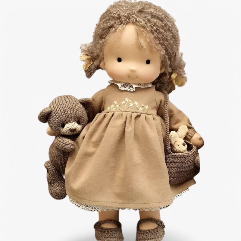 Artistic Handmade Doll for Creative Kids Play