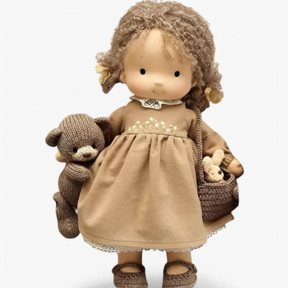 Artistic Handmade Doll for Creative Kids Play