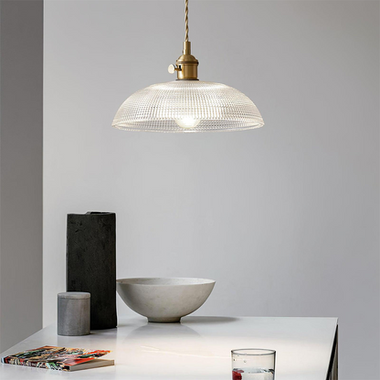 Simple Vintage Glass Drop Pendant Lamp
