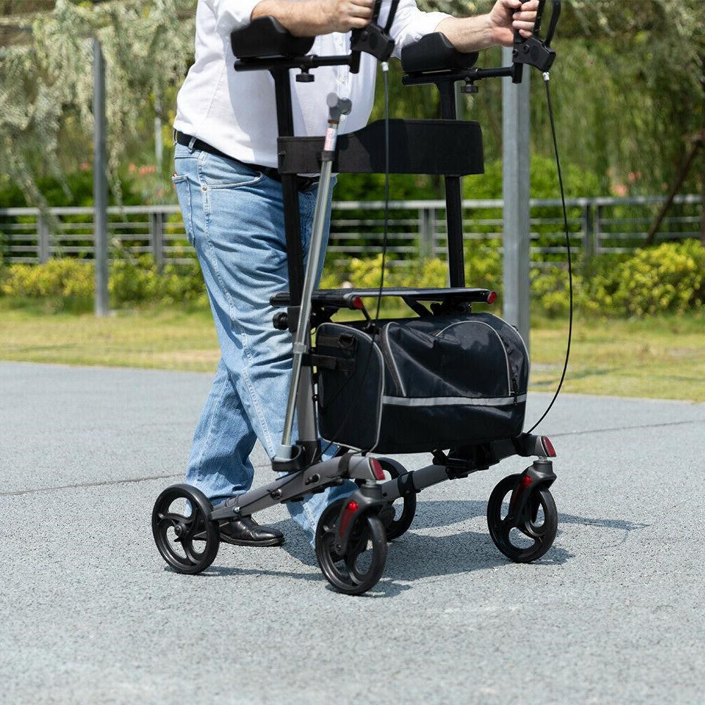 Sturdy Adjustable Walking Aid Rollator Walker