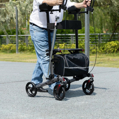 Sturdy Adjustable Walking Aid Rollator Walker