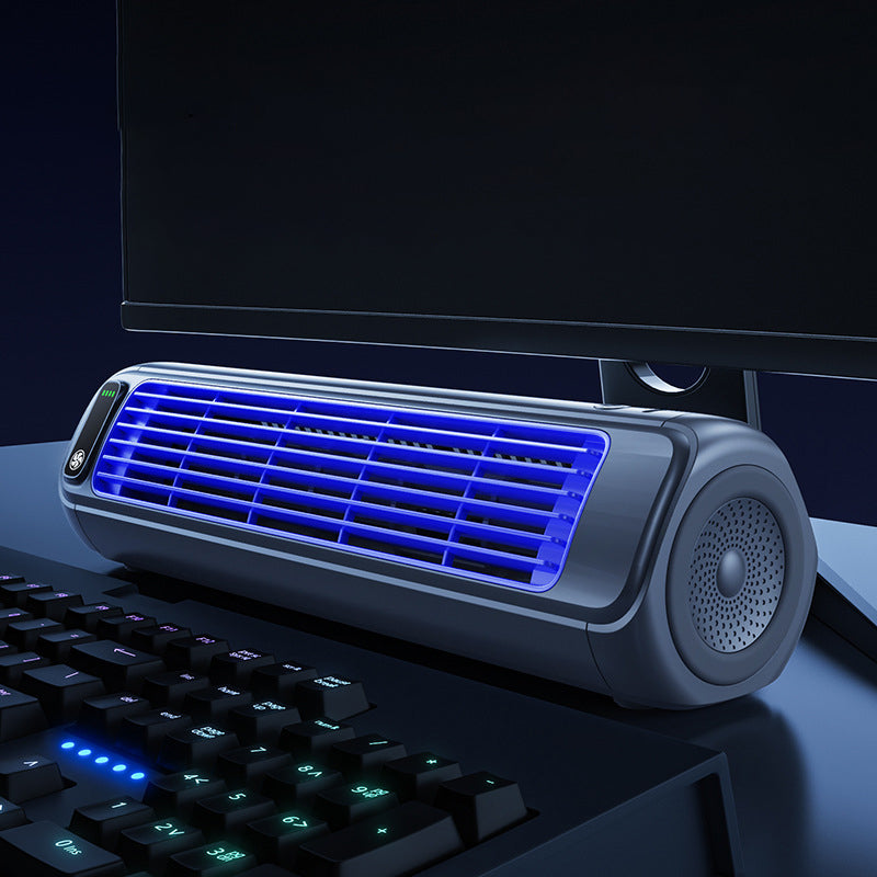 Compact Battery Powered Cooling Fan – Wireless Desk Air Cooler
