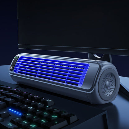 Compact Battery Powered Cooling Fan – Wireless Desk Air Cooler