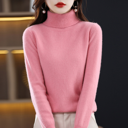 Soft Women's Cashmere Crew Neck Winter Sweater