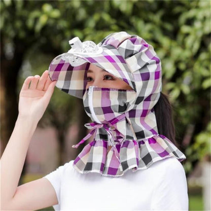 Sun Protection Cooling Summer Beach Hat with Fan