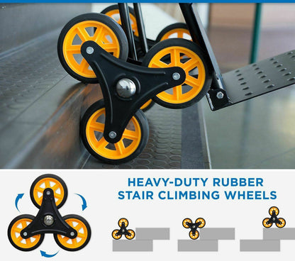 Tough Folding Stair Climber Hand Truck Cart
