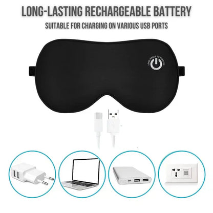 Warm Therapeutic Eye Mask with Adjustable Heat Setting