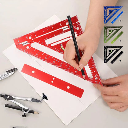 Accurate Rafter Square Tool with Level and Marking Guide