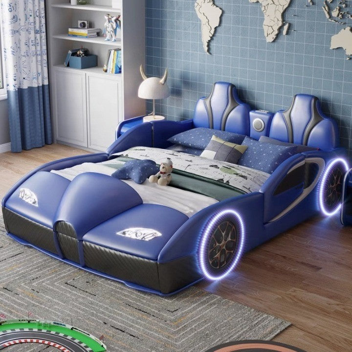Turbo Speed Racing Car Boys Bed - Pexav