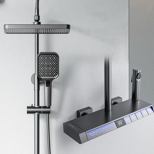Luxury Digital Temperature Control Shower Head System - Pexav