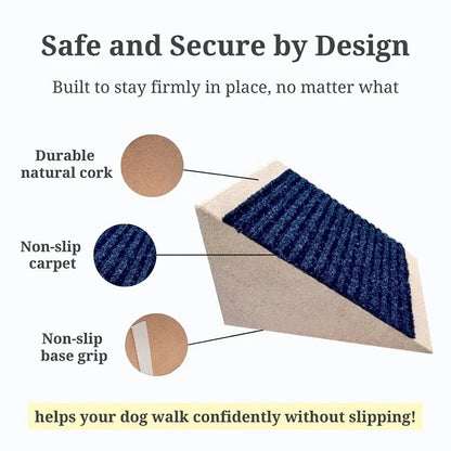 Easy Pet Stair Ramp | Portable & Durable Design