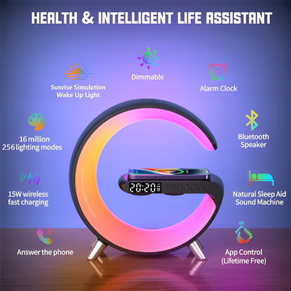 Compact LED Table Clock