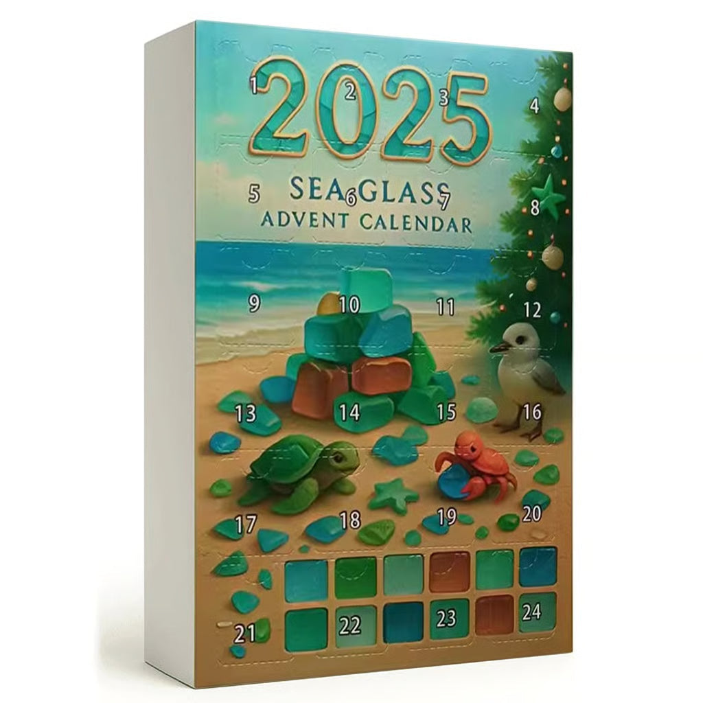 Seaside Themed Acrylic Christmas Countdown Calendar - Pexav