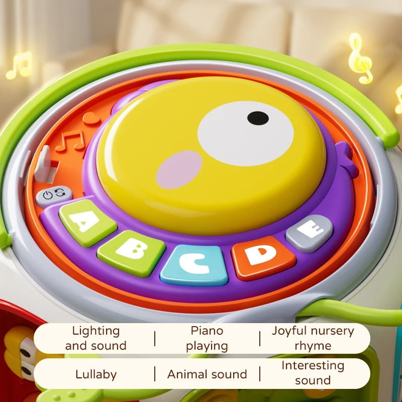 9-in-1 Educational Baby Toy with Upbeat Music, Flashing Lights, Safe Toy for Toddlers 12+ Months