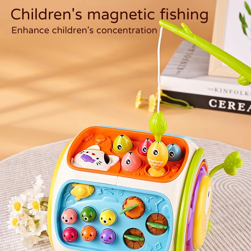 9-in-1 Educational Baby Toy with Upbeat Music, Flashing Lights, Safe Toy for Toddlers 12+ Months