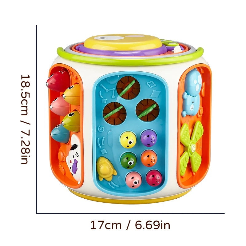 9-in-1 Educational Baby Toy with Upbeat Music, Flashing Lights, Safe Toy for Toddlers 12+ Months