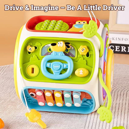 9-in-1 Educational Baby Toy with Upbeat Music, Flashing Lights, Safe Toy for Toddlers 12+ Months