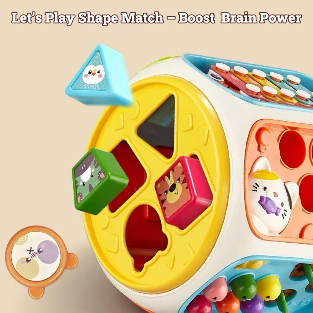 9-in-1 Educational Baby Toy with Upbeat Music, Flashing Lights, Safe Toy for Toddlers 12+ Months