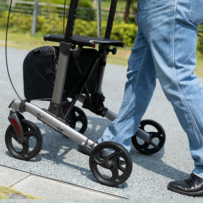Sturdy Adjustable Walking Aid Rollator Walker