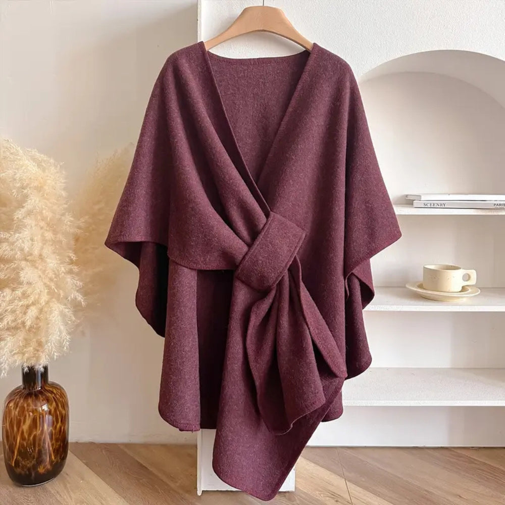 Waterproof Women's Wrap Coat Warm & Chic Outerwear