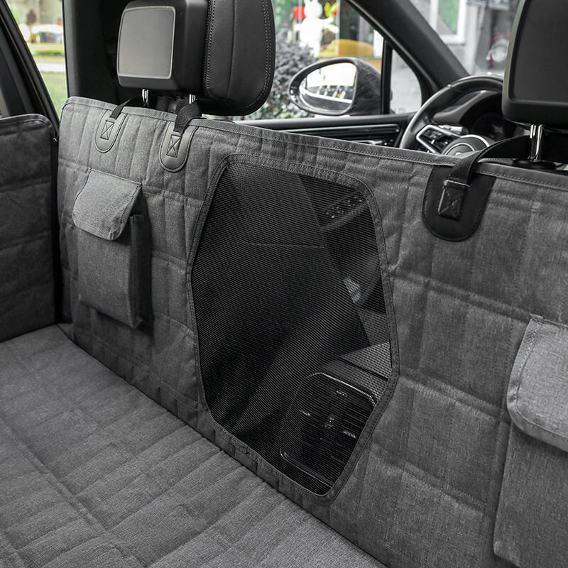 Durable Pet Car Seat Protector with Breathable Mesh
