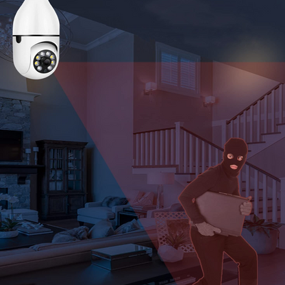 Wi-Fi Smart Home Security Light Bulb Camera
