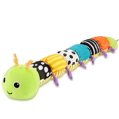 Colorful Baby Plush Toy Caterpillar Rattle