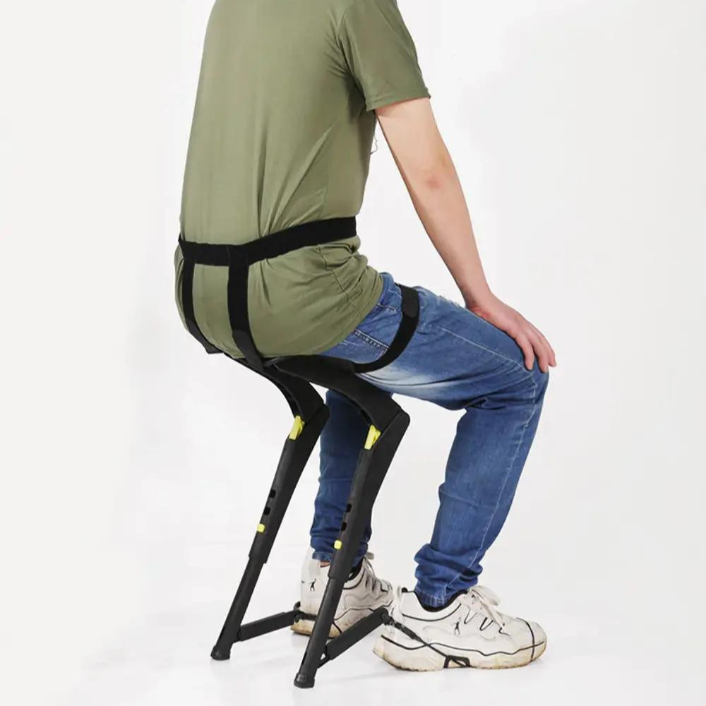 Compact Folding Camping Chair with Exoskeleton Frame