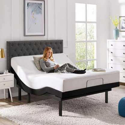 Comfortable Electric Adjustable Bed Frame with Remote Control