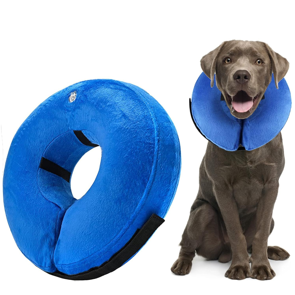 Comfy Pet Recovery Collar Inflatable Dog Cone
