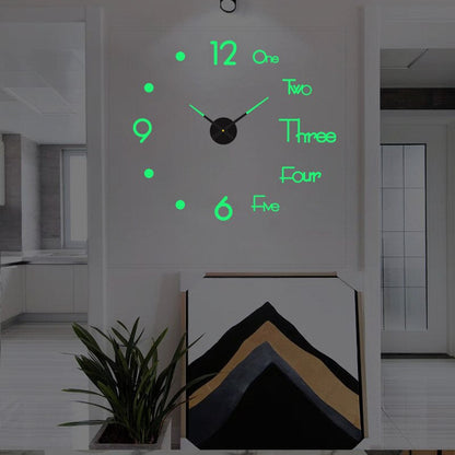 Large Decorative Round Wall Clock