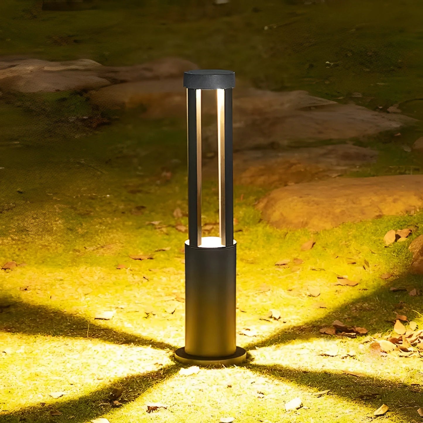 Rustic Garden Solar Powered Lamp - Pexav