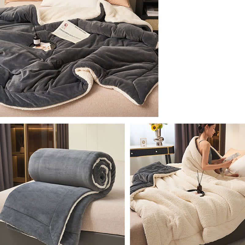 Plush Reversible Shaggy Area Rug – Dense & Cozy