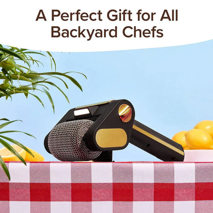 Easy Grill Brush Cleaner, LED Light & Fast Rotation