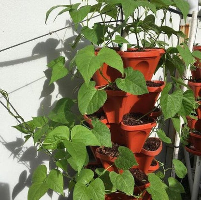 Tall Stackable Garden Flower Pots