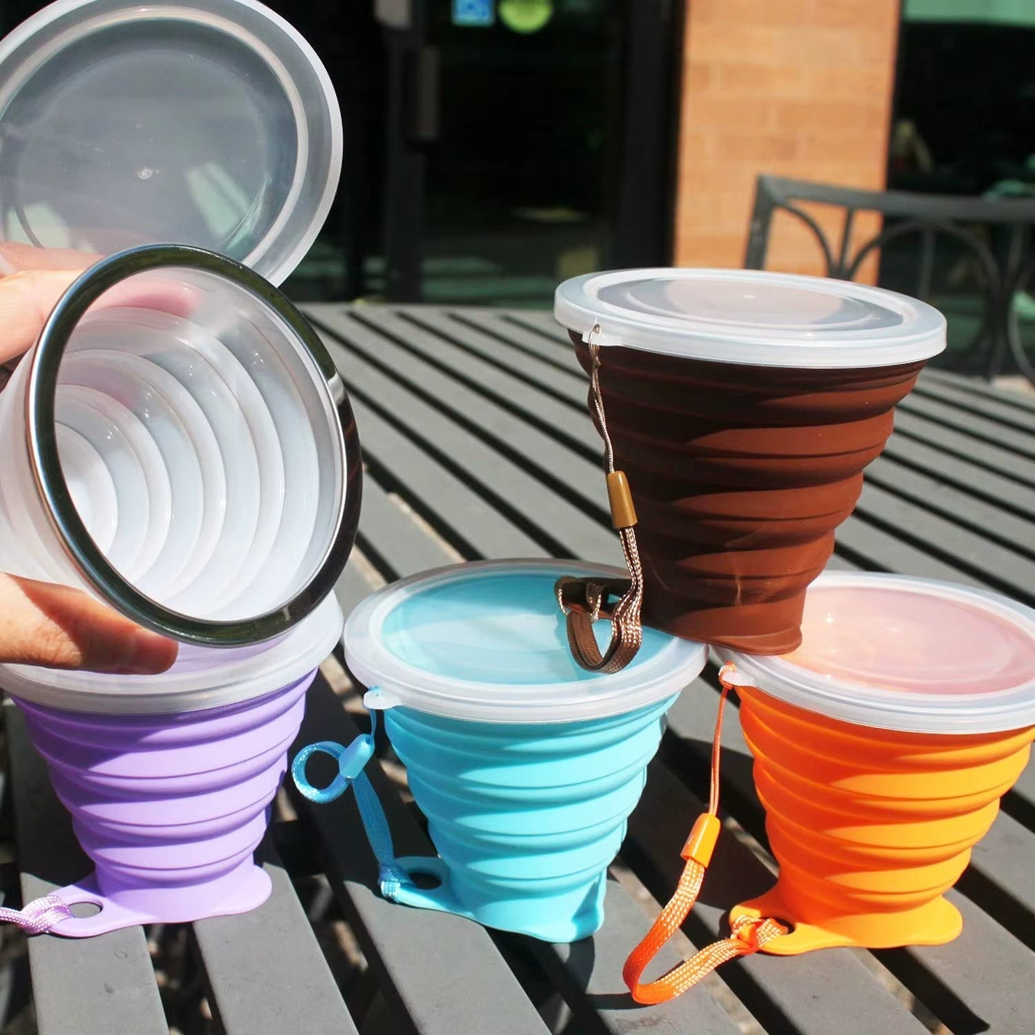 Collapsible Lightweight Silicone Coffee Mug - Pexav