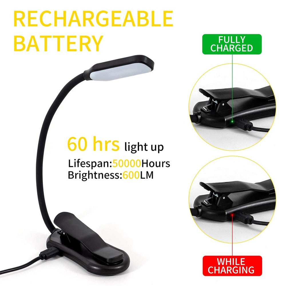 Adjustable Desk Book Light