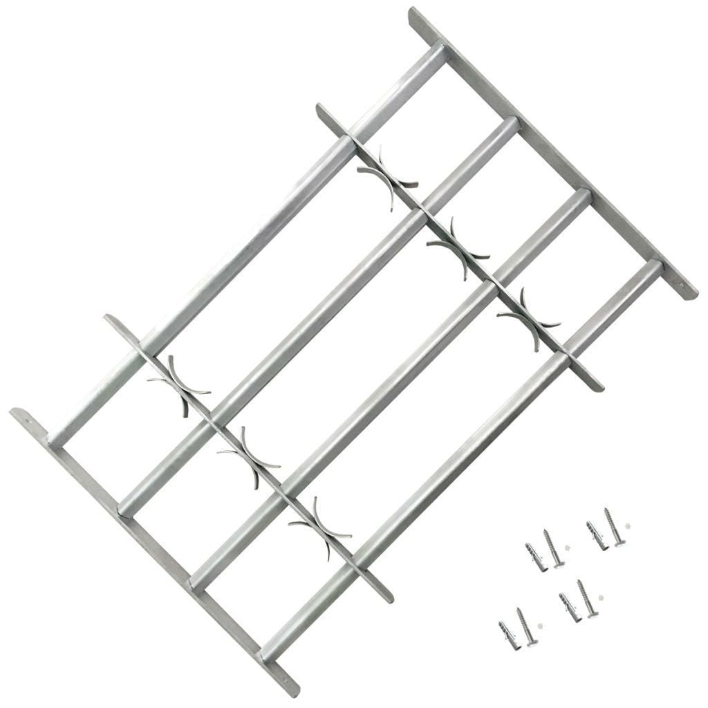 Secure Window Guard with 3 Bars 700-1050mm Wide - Pexav