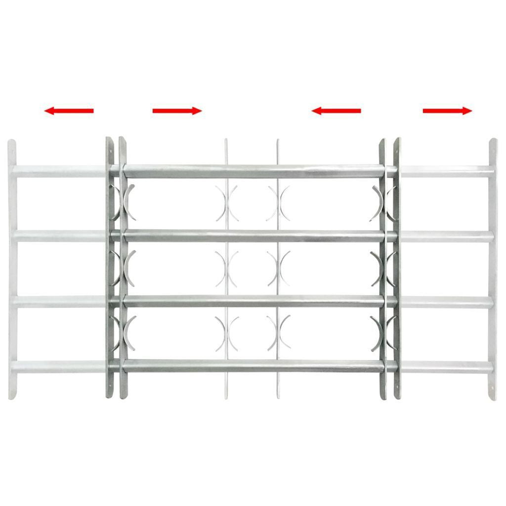 Secure Window Guard with 3 Bars 700-1050mm Wide