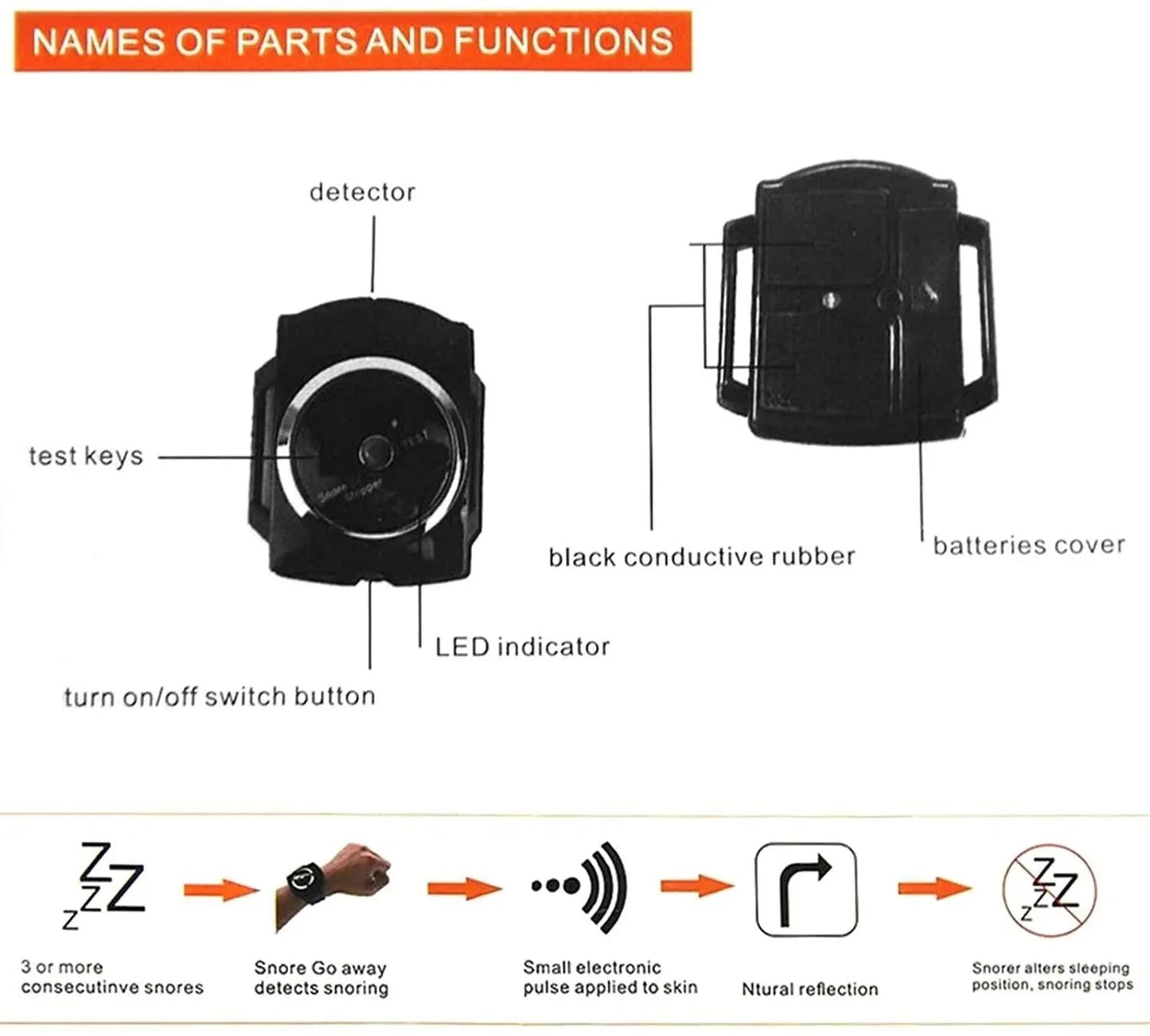 Advanced Anti Snore Sleep Tracker Watch